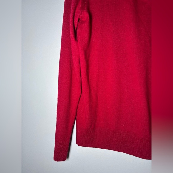 Express Quarter Zip Sweater Mens extra fine Merino Wool size M - Picture 2 of 5